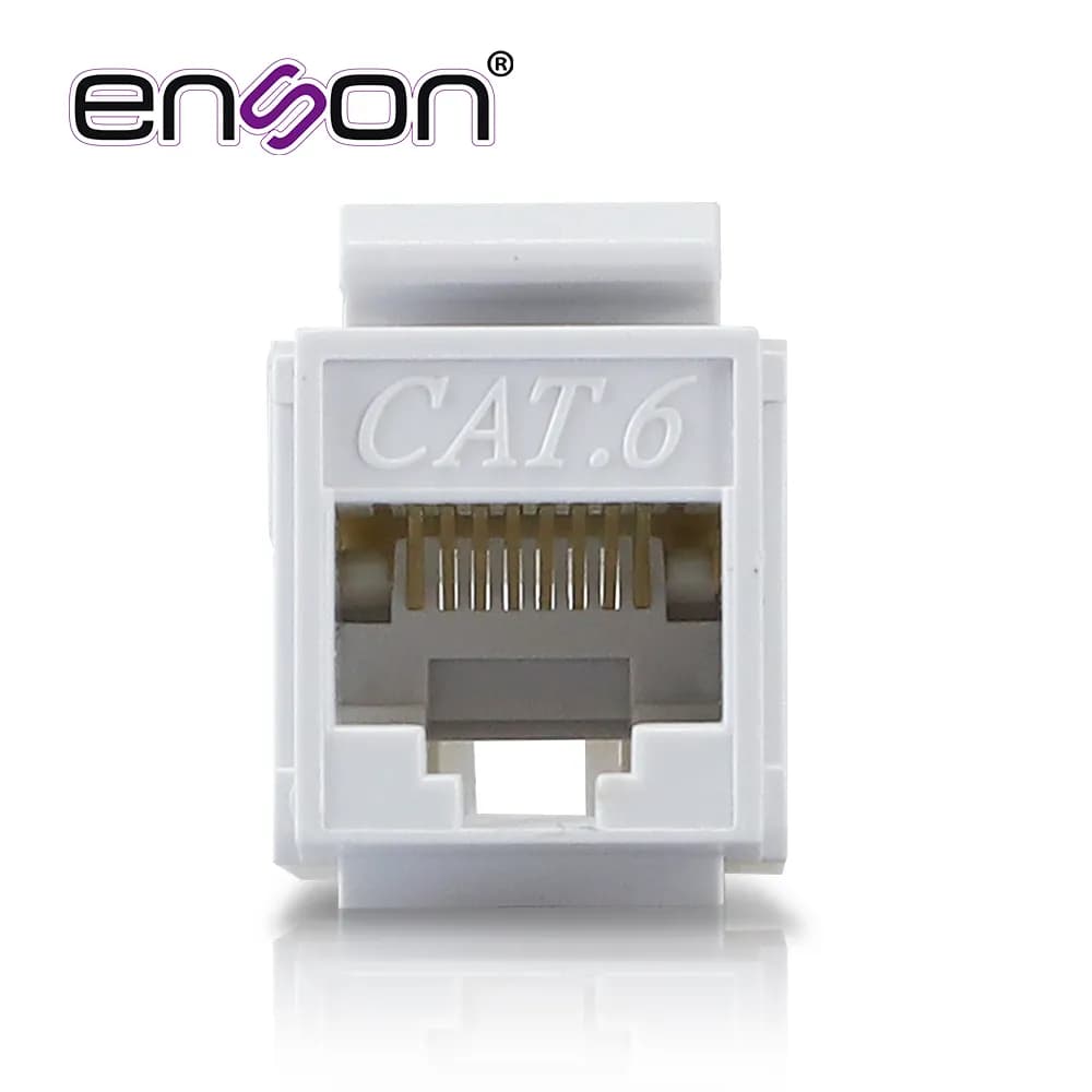 CONECTOR MODULAR JACK RJ45 ENSON EPRO-TLJACK6-WH SERIE PRO TERMINADO S 2