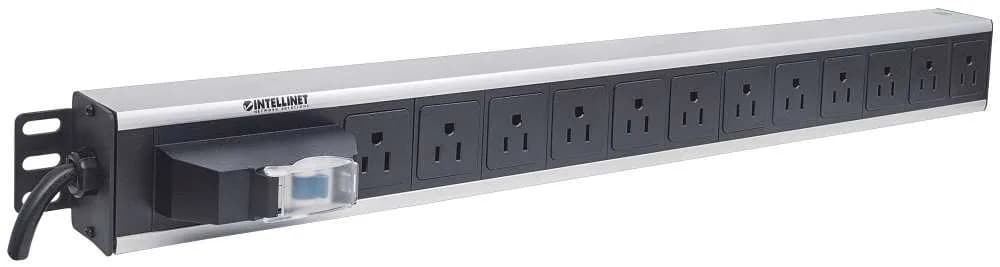 Intellinet Barra multicontactos vertical con 12 salidas - Contactos ti 2