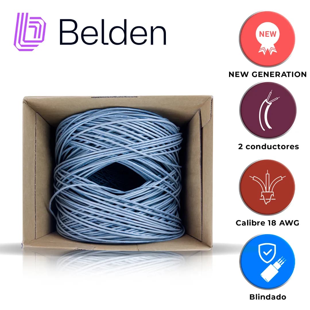 CABLE DE AUDIO COMERCIAL Y SEGURIDAD BELDEN 5300FE 008U1000 / INTERIOR 4