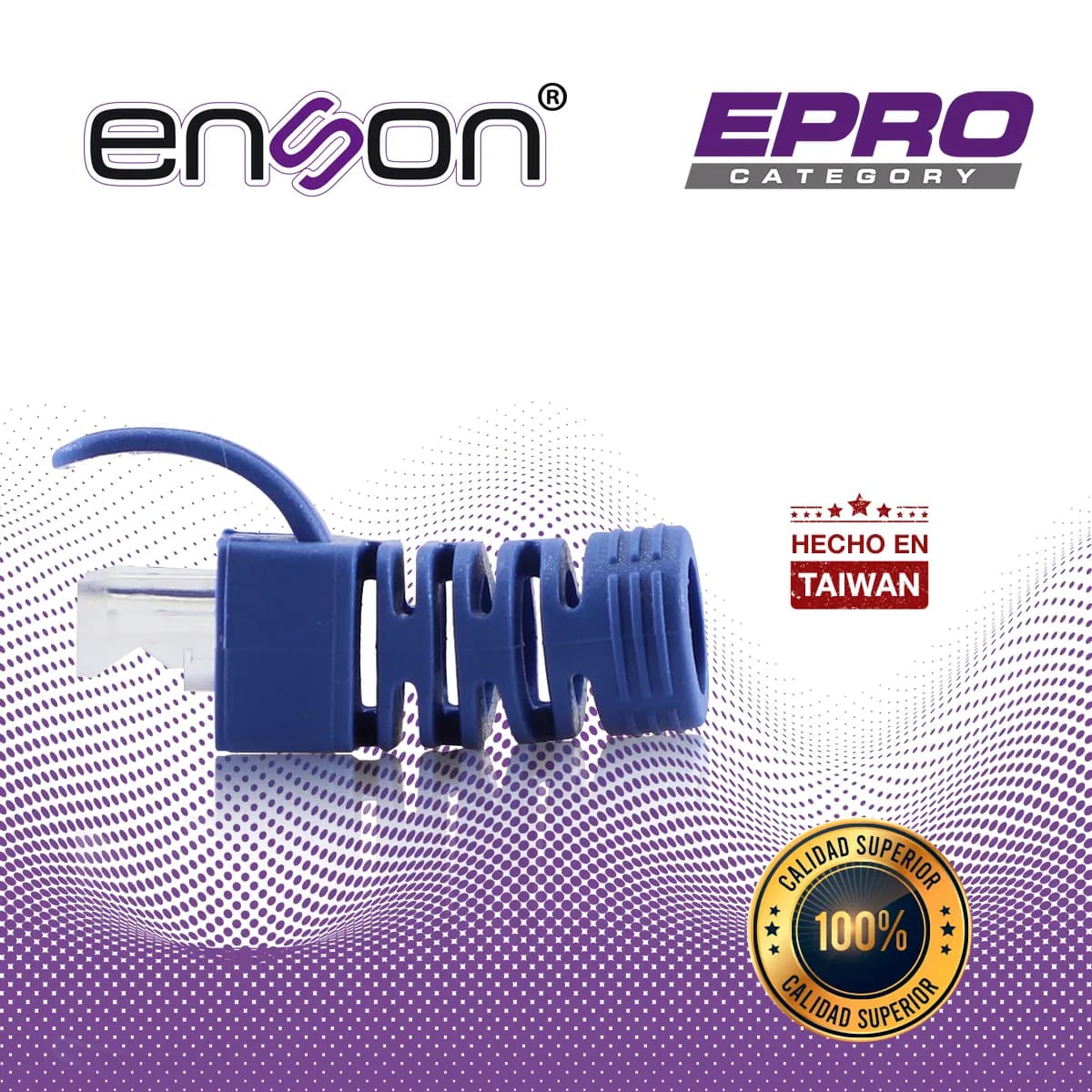 BOTA PARA CABLE UTP ENSON EPRO-BOOT-BL COLOR AZUL IDEAL PARA EL TERMIN 6