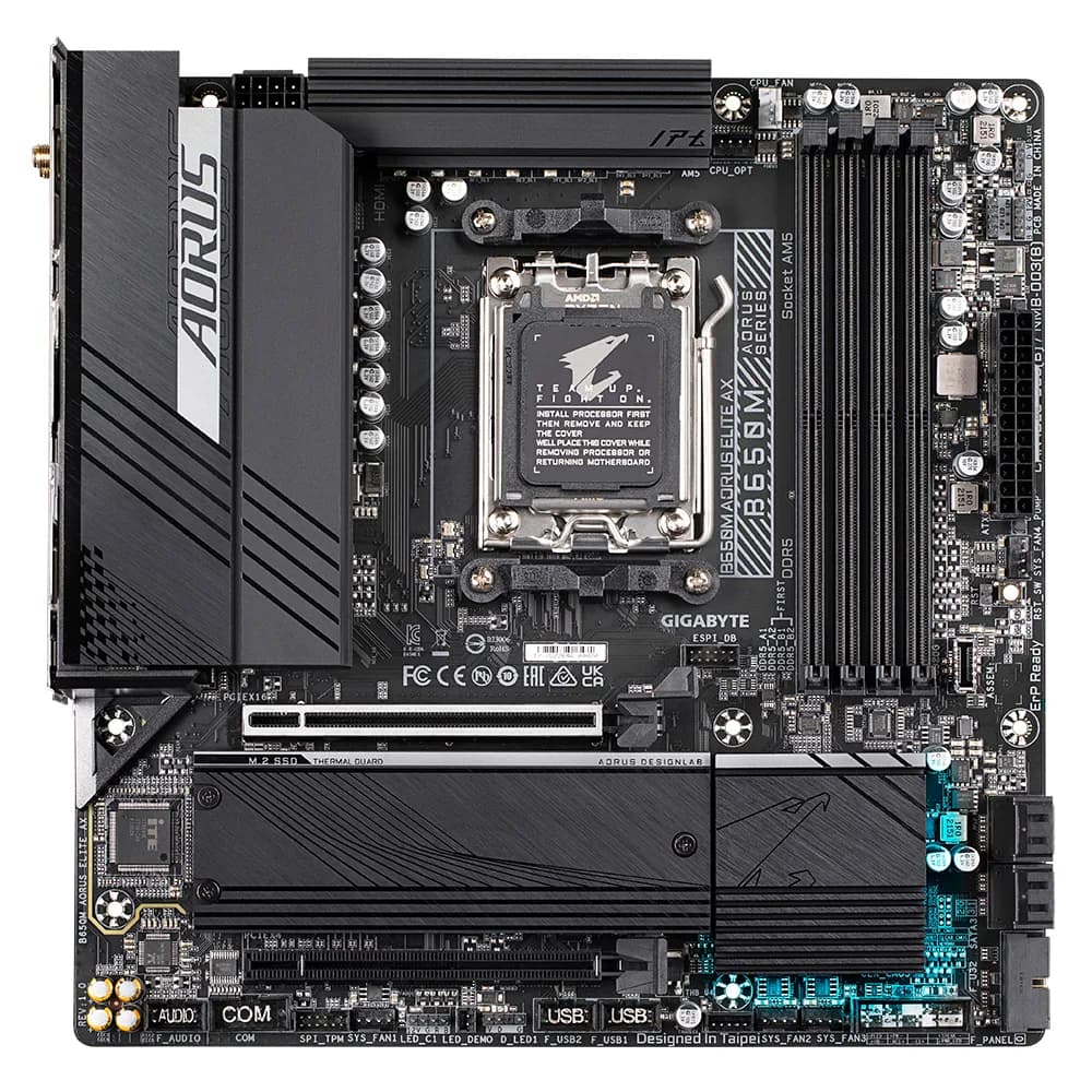 GIGABYTE B650M AORUS ELITE AX placa base AMD B650 Enchufe AM5 Micro AT 2