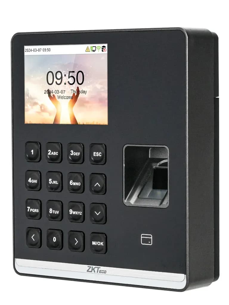 Terminal de Asistencia / Huella Digital y RFID / 500 Usuarios / Pantal 2