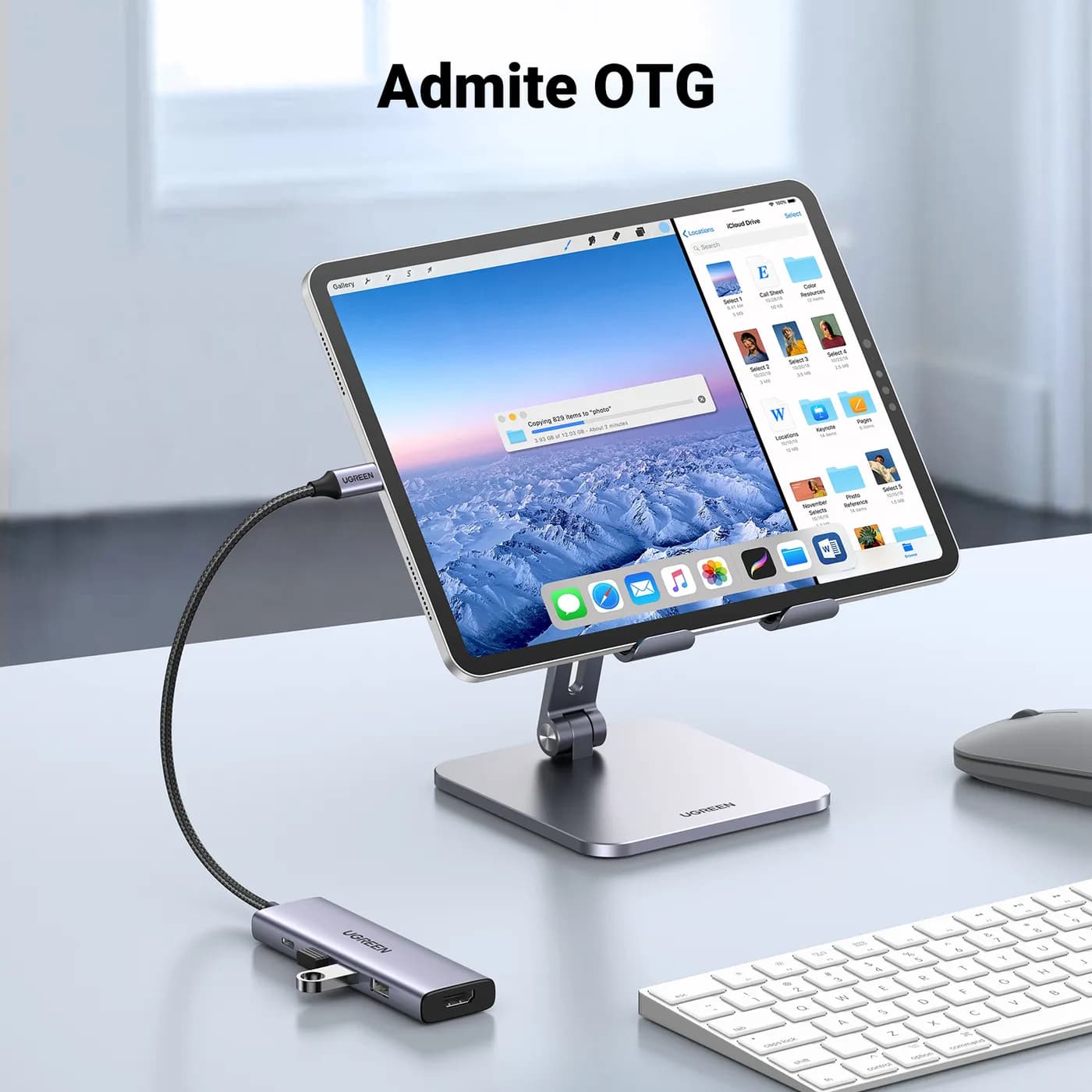 Ugreen 15596 base para laptop o replicador de puertos Alámbrico USB 3. 18
