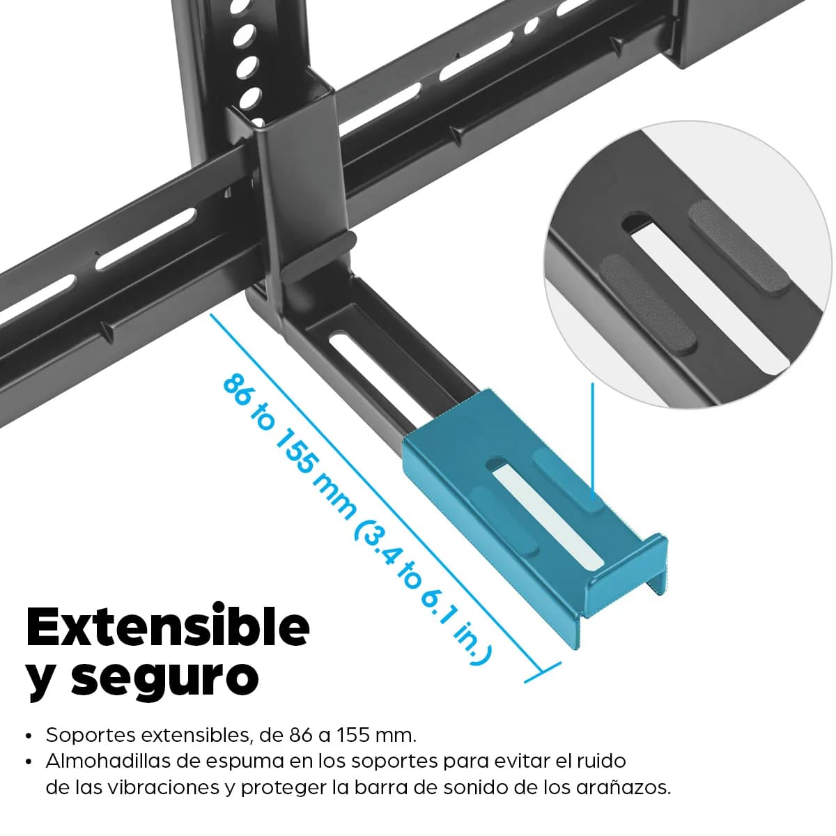 Manhattan Soporte universal para barra de sonido 10