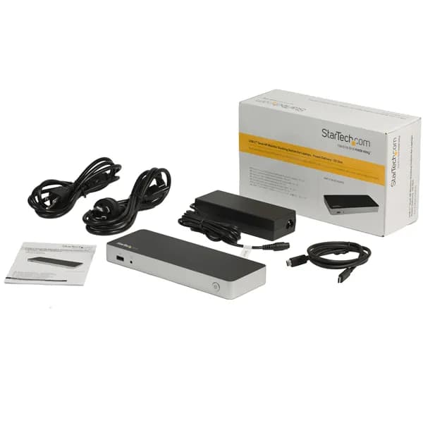 StarTech.com Dock USB C para 2 Monitores 4K 30Hz con HDMI y DisplayPor 6