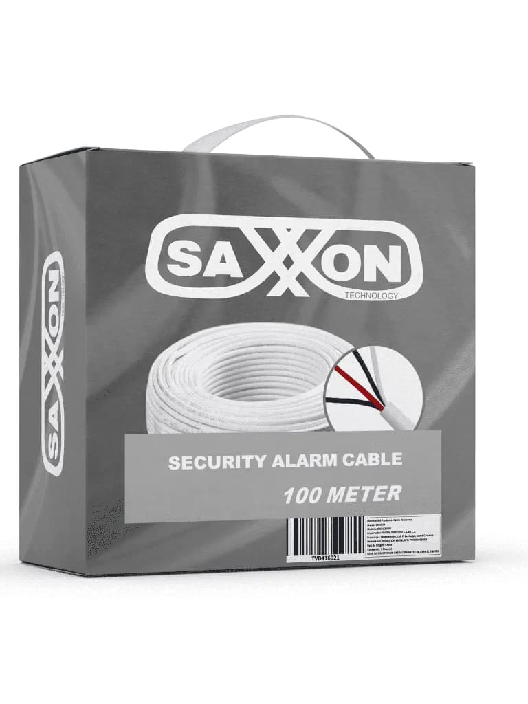 SAXXON OWAC2100J - Cable de alarma / 2 Conductores / CCA/ Calibre 22   2