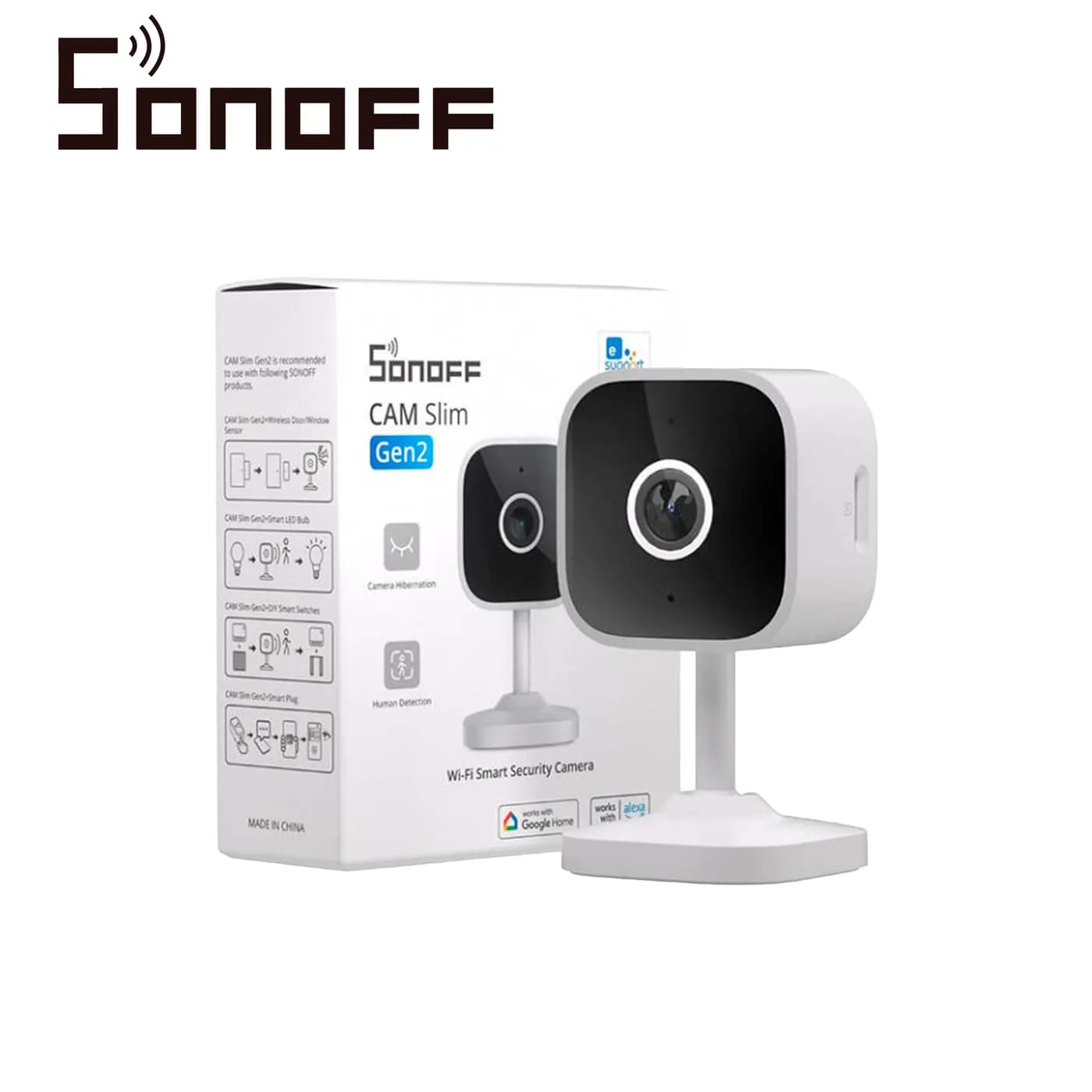 CAMARA DE SEGURIDAD PARA INTERIOR SONOFF CAM-S2 / DETECCION DE MOVIMIE 3