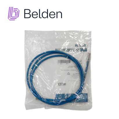 PATCH CORD UTP CAT6A BELDEN CA21106007 / INTERIOR / AZUL / 4 PARES / 2 4