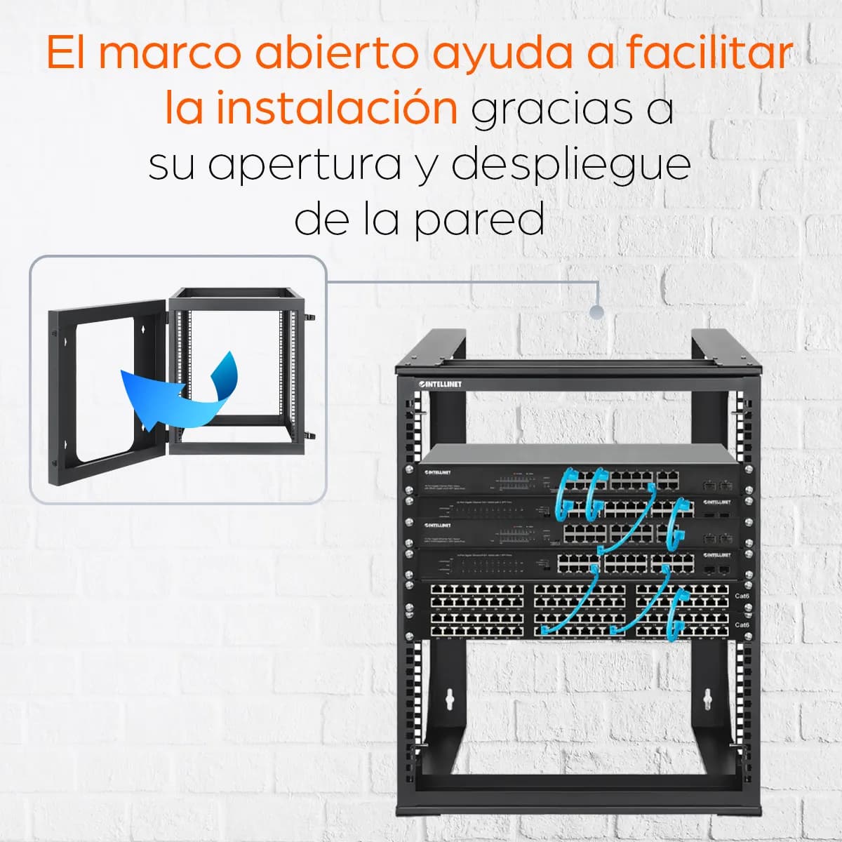 Intellinet 716055 accesorio para rack Estructura de rack 11