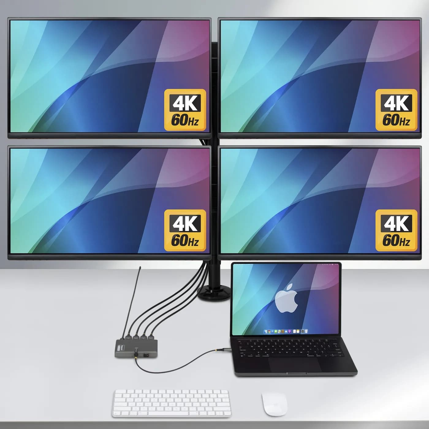 StarTech.com QUAD-USB-HDMI-ADAPT base para laptop o replicador de puer 3
