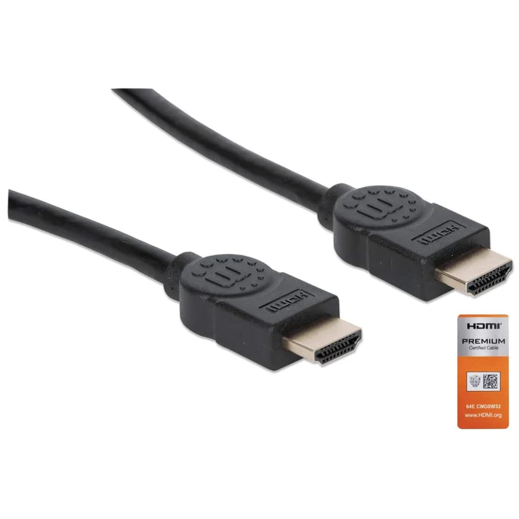Manhattan Cable HDMI de Alta Velocidad con Canal Ethernet, Versión Pre 2