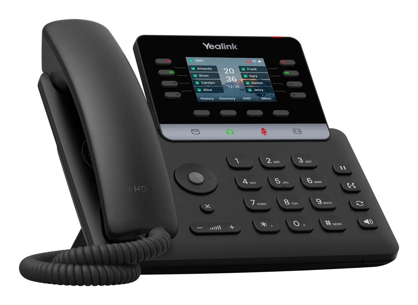 Teléfono IP Empresarial / 12 Líneas SIP / Pantalla Color 2.8" / Audio  2