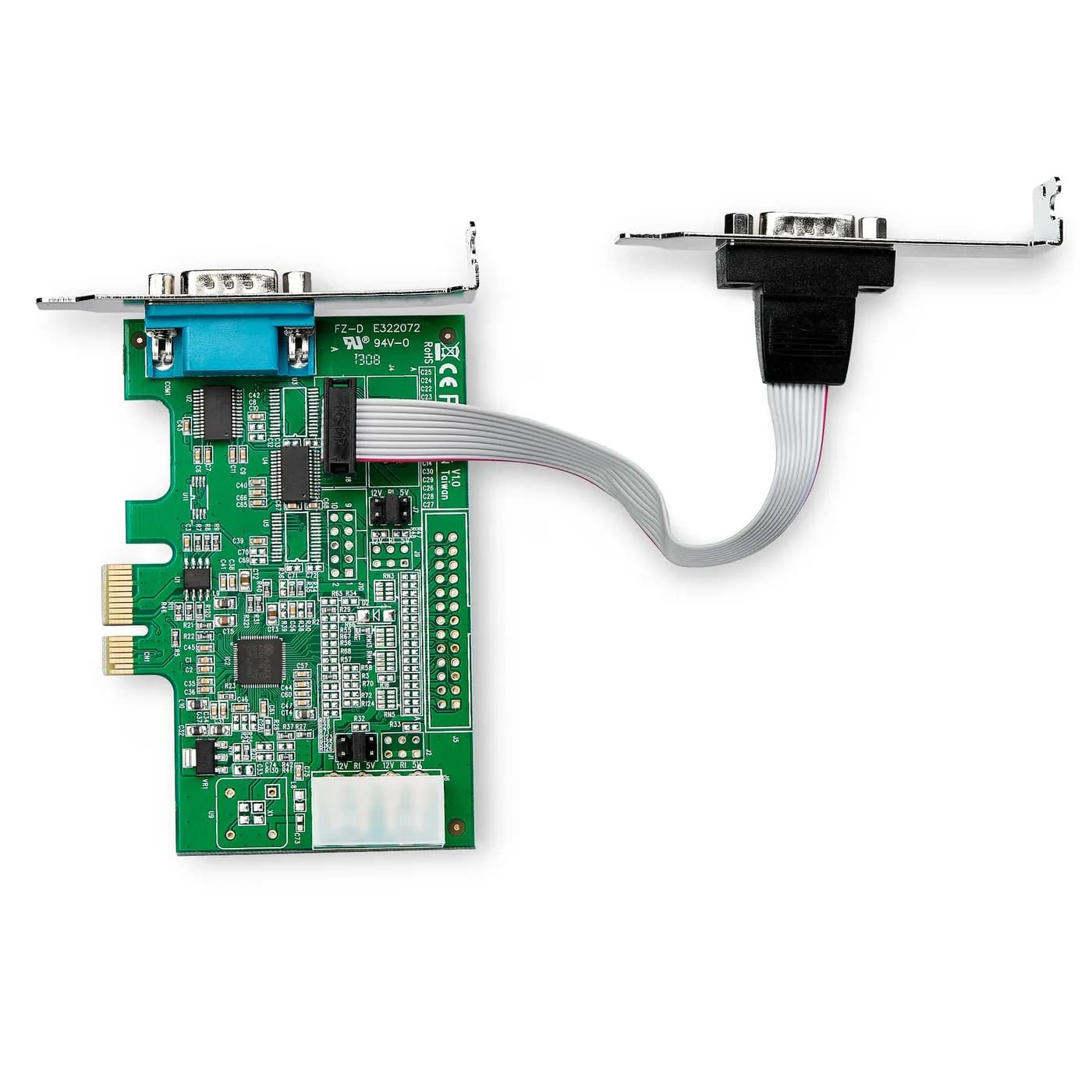 StarTech.com Tarjeta Adaptadora Serial PCI Express RS232 de 2 Puertos  5