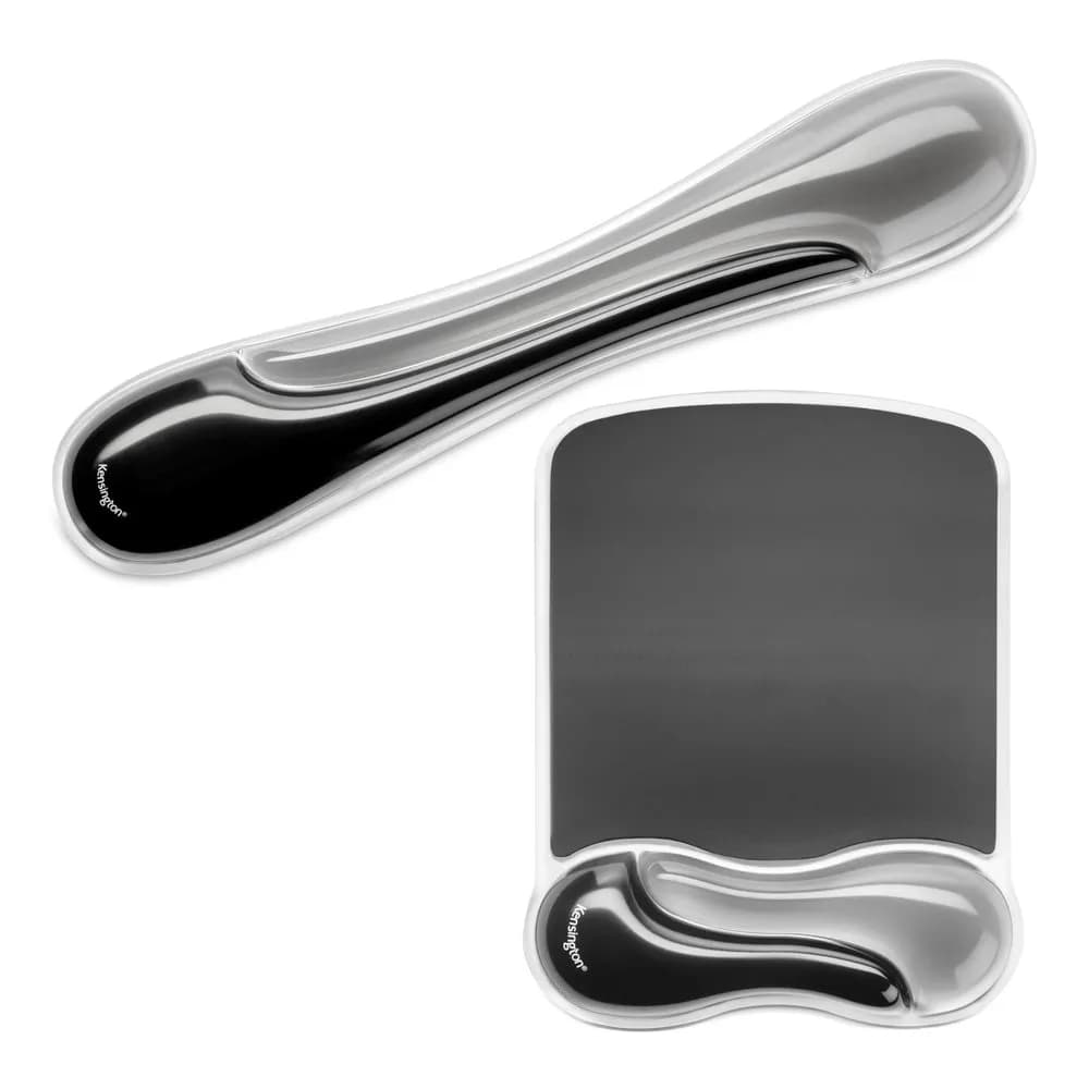 Kensington Descansa muñecas para mouse Duo Gel Negro y Gris 3