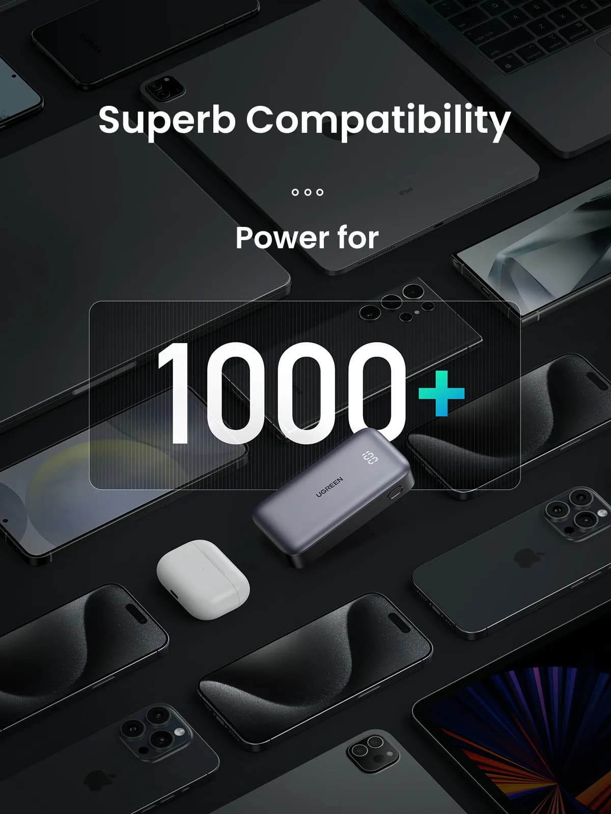 Ugreen 10000mAh Mini Powerbank Quick Charging 30W Gris 6