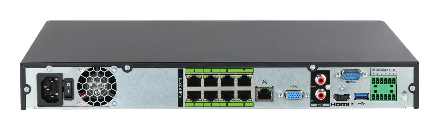 DAHUA DHI-NVR5216-8P-EI2- NVR IP 8k/ Acupick/ WizSense/ 16 canales 1U  3