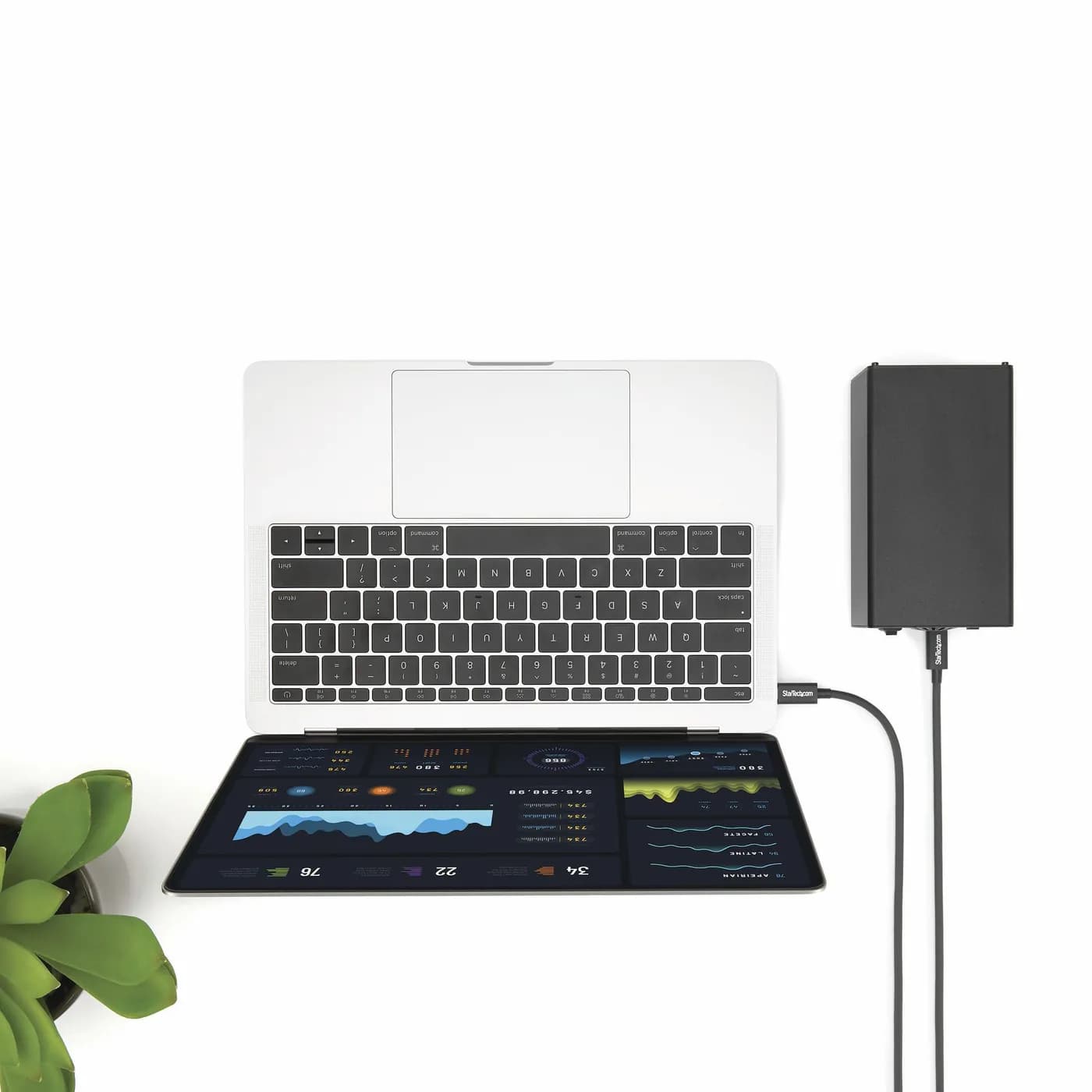 StarTech.com Cable Thunderbolt 3 Pasivo de 2m - 20Gbps - PD 100W - Vid 4
