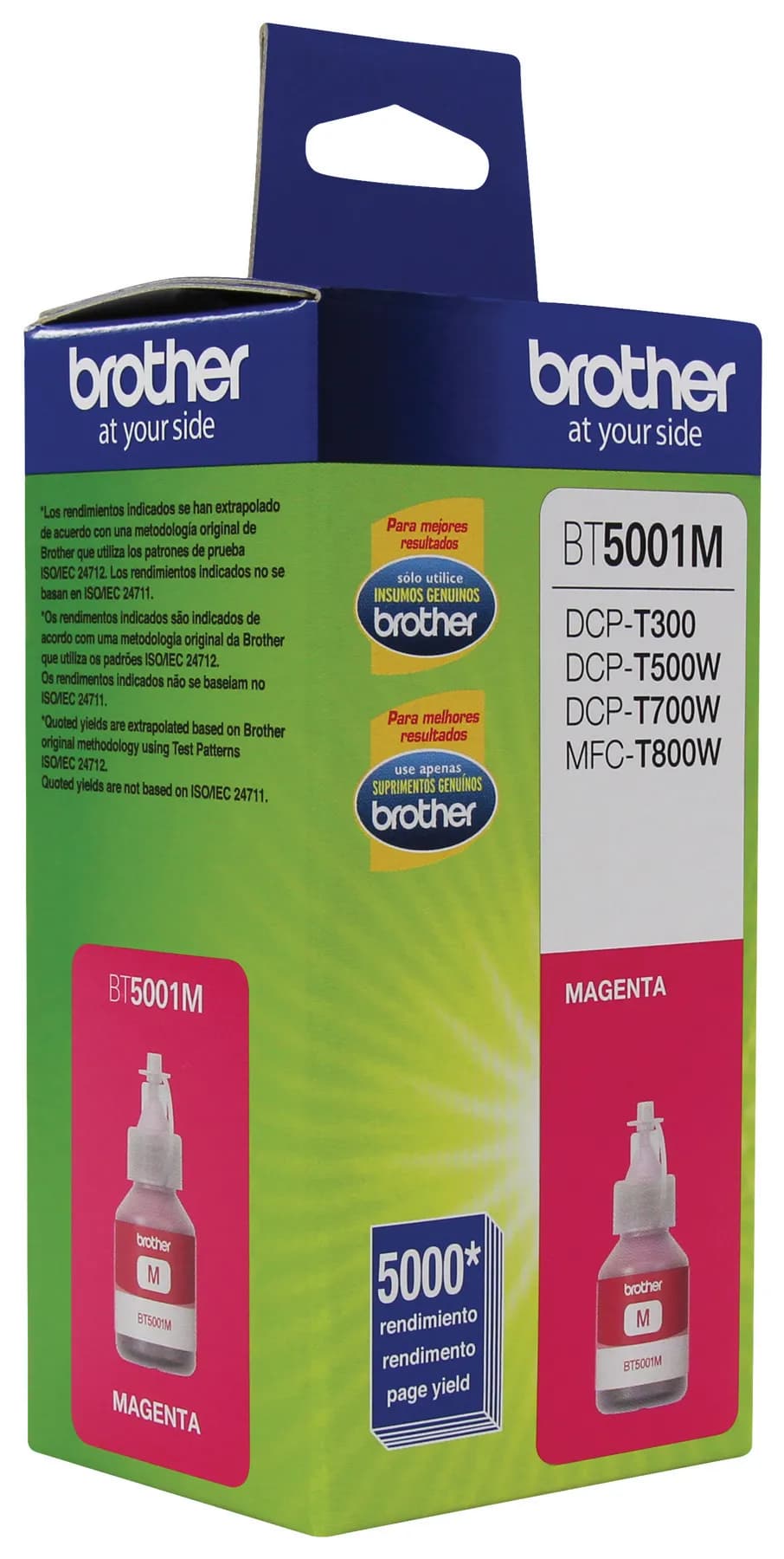 TINTA BROTHER BT5001M MAGNETA RENDIMIENTO 5KPGS  P/T310/T510W/T71OW/T9 3
