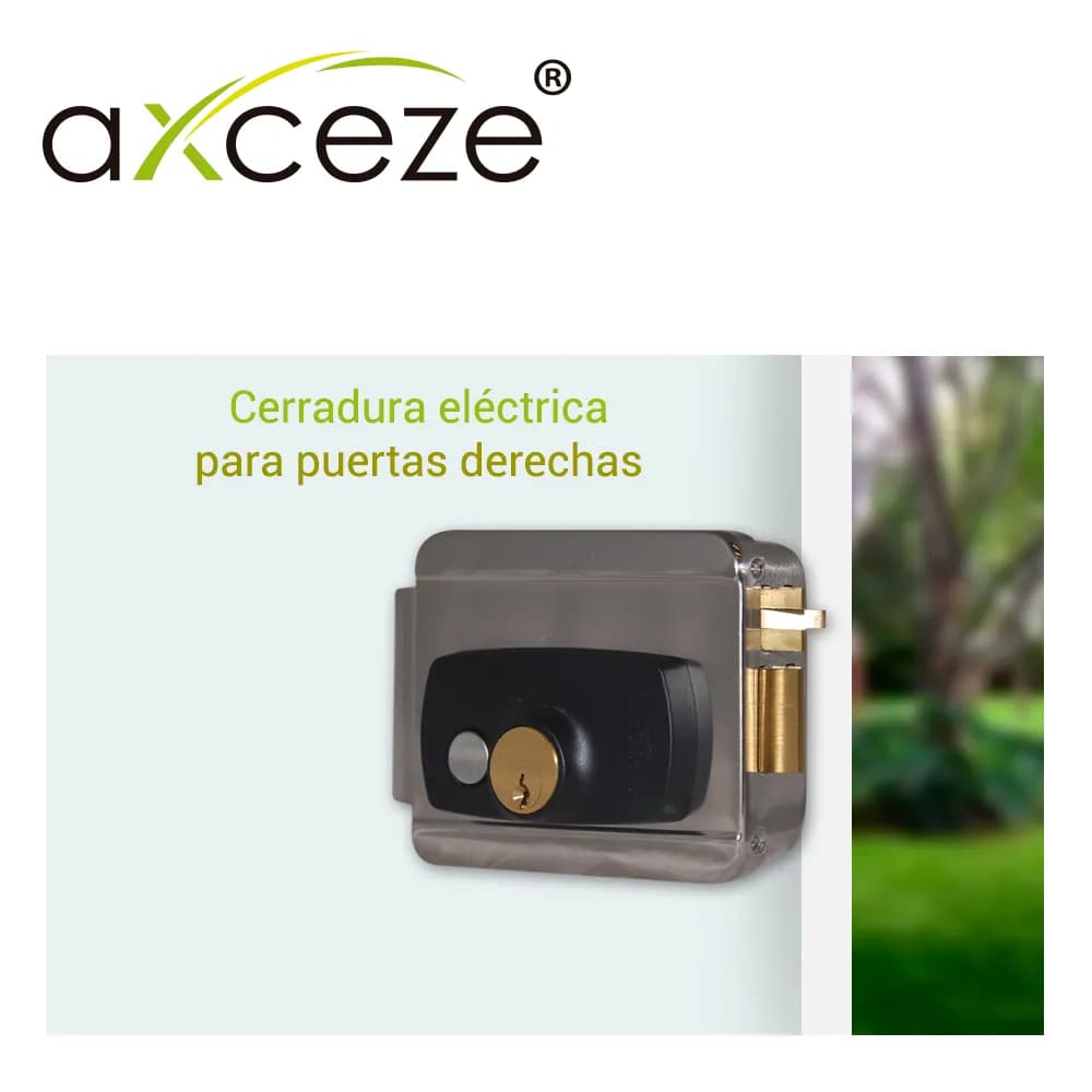 CERRADURA ELECTRICA DE SOBREPONER PARA PUERTAS DERECHAS AXCEZE AX-SLOC 2