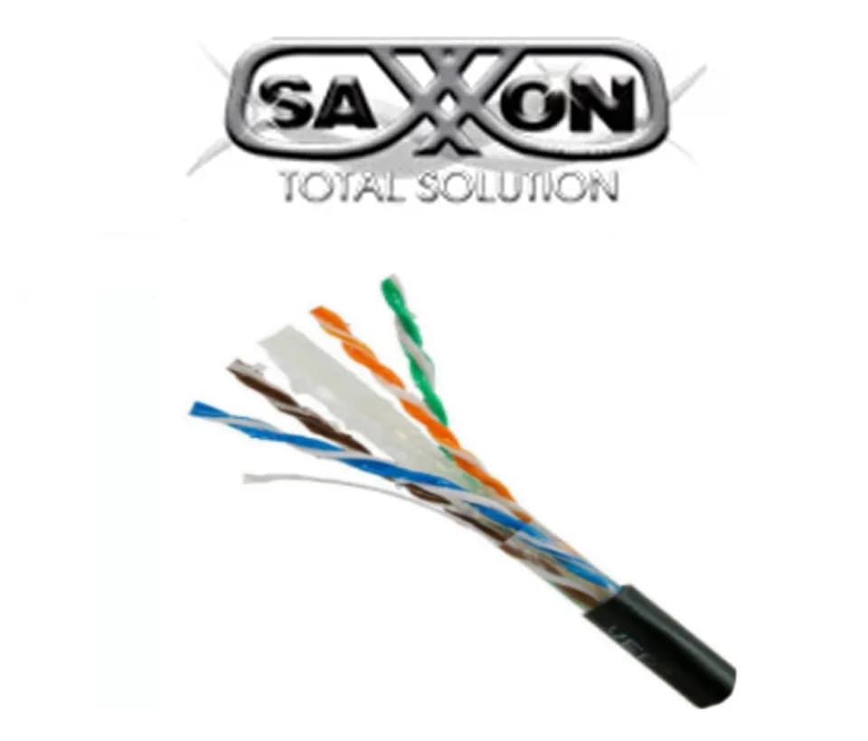 SAXXON OUTPCAT6GCOPEXT- Bobina de Cable UTP Cat6 100% Cobre con Gel/ 3 2
