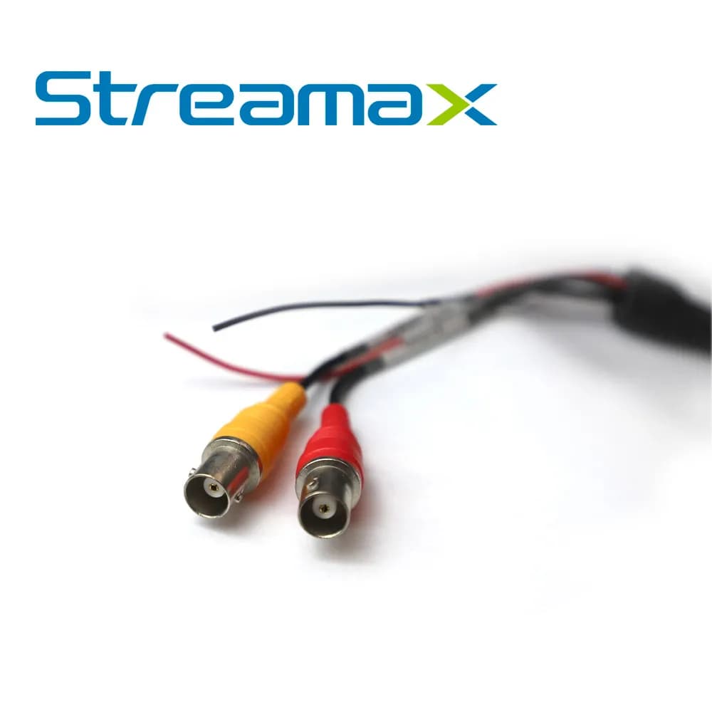 CABLE CONVERTIDOR PARA CAMARAS AHD CON CONECTOR BNC A DIN DE AVIACION  3