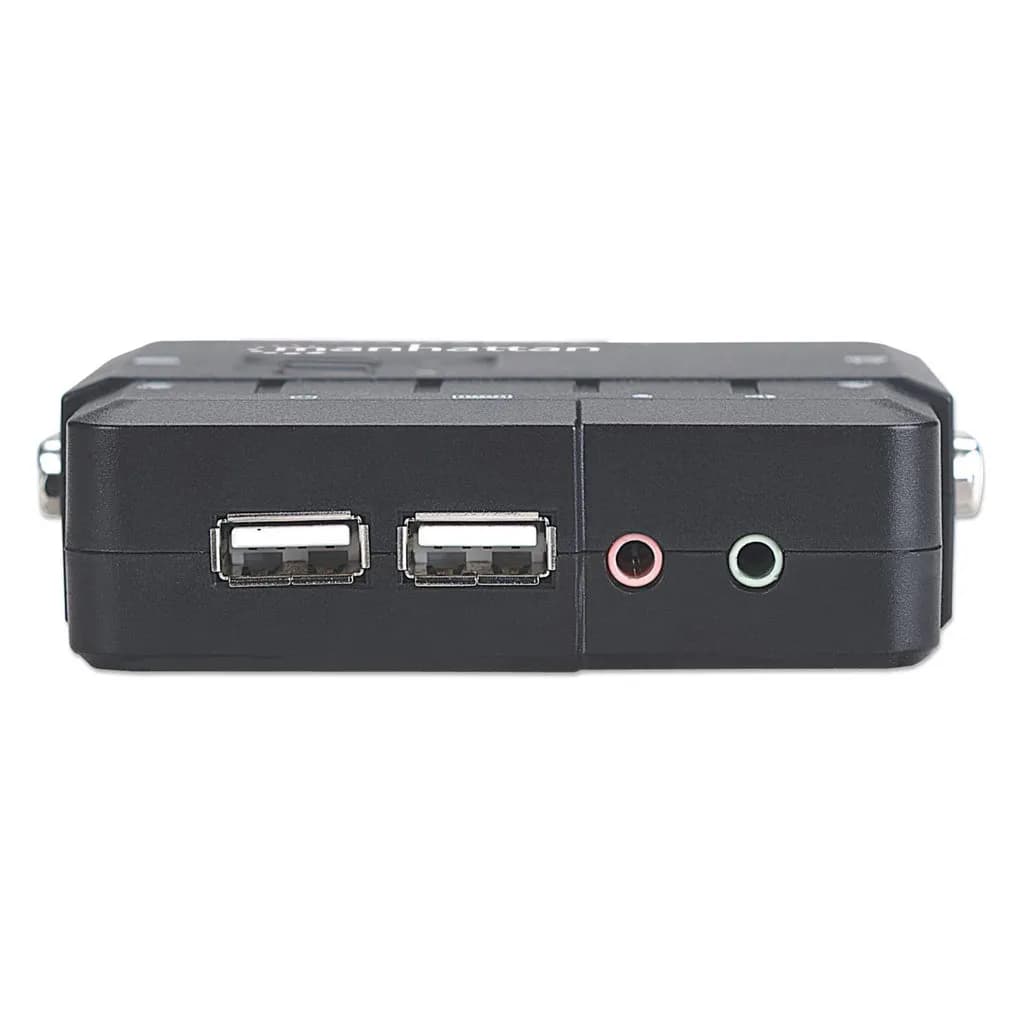 Manhattan Switch KVM Compacto de 2 Puertos 3