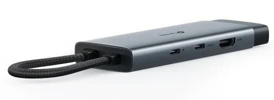 Adaptador HUB / 6 en 1 / USB-C / HDMI 4K@60Hz / Ethernet Gigabit / 100 2