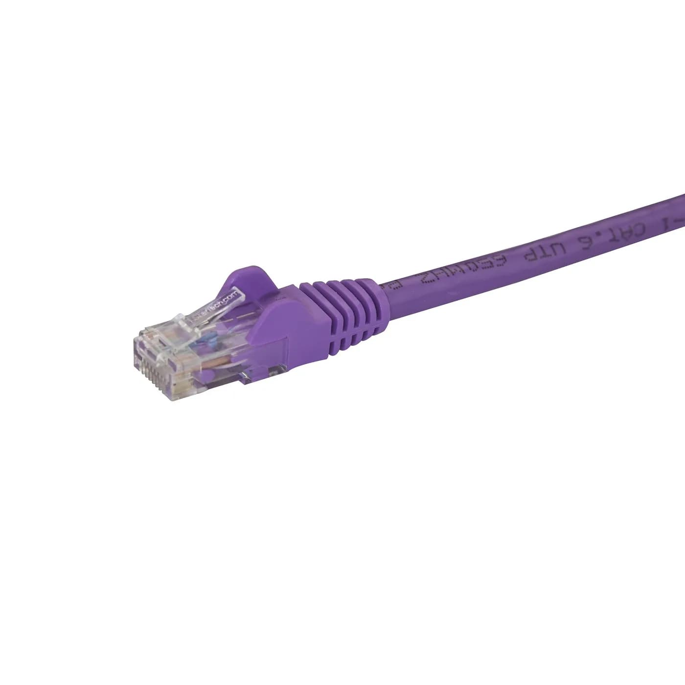 StarTech.com Cable de Red de 15cm Púrpura Cat6 UTP Ethernet Gigabit RJ 2