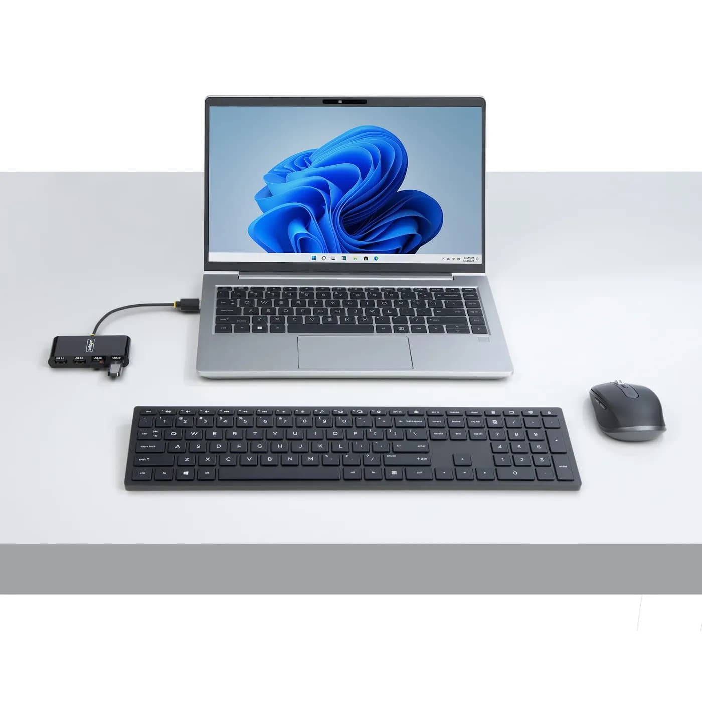 StarTech.com Hub USB 2.0 de 4 Puertos - Hub USB Alimentado por el Bus  4