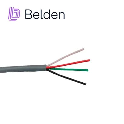 CABLE DE SEGURIDAD Y SONIDO BELDEN 5502UE 008U1000 / INTERIOR / GRIS / 2