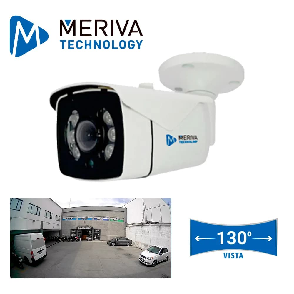 CAMARA HD BULLET PANORAMICA MERIVA TECHNOLOGY MSC-2230WA / 2MP / AHD/T 2
