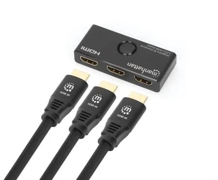 Manhattan 207997 conmutador de vídeo HDMI 6