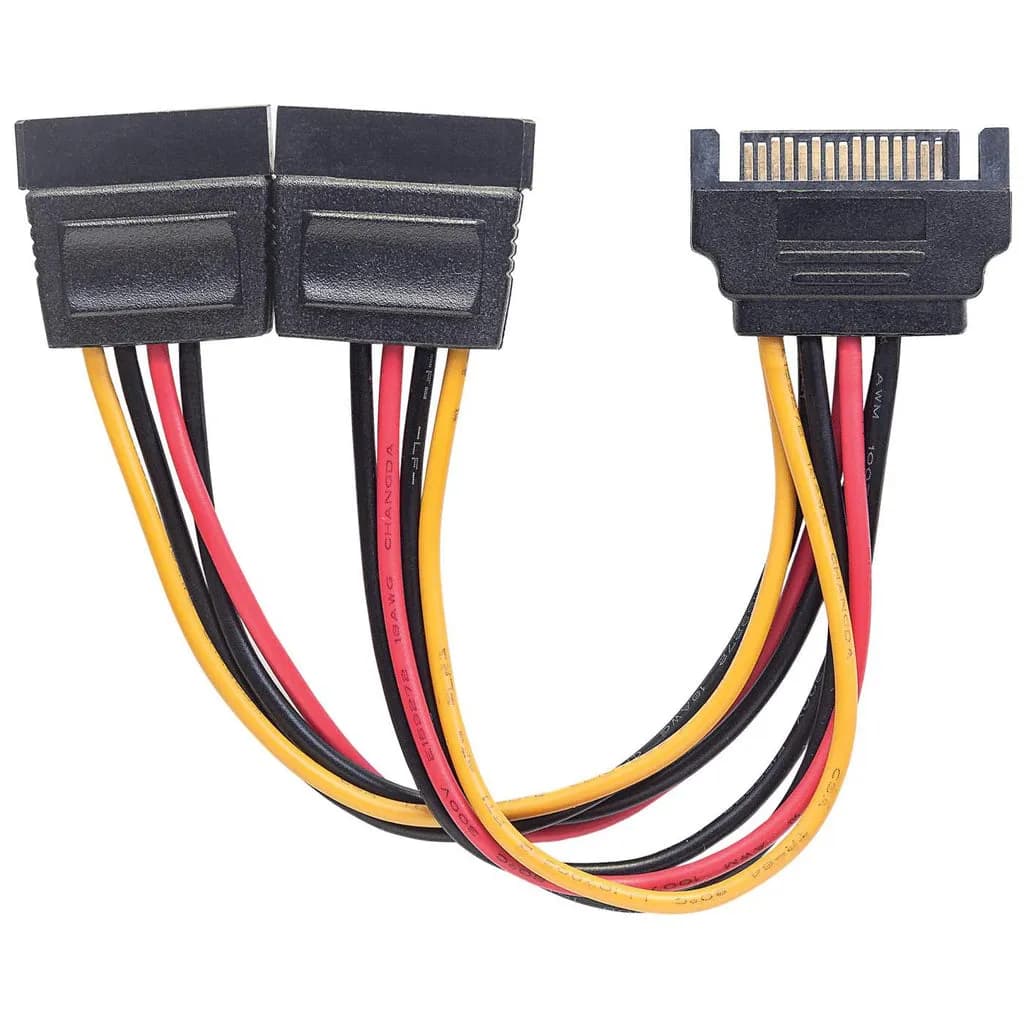 Manhattan Cable Y de alimentación SATA 4