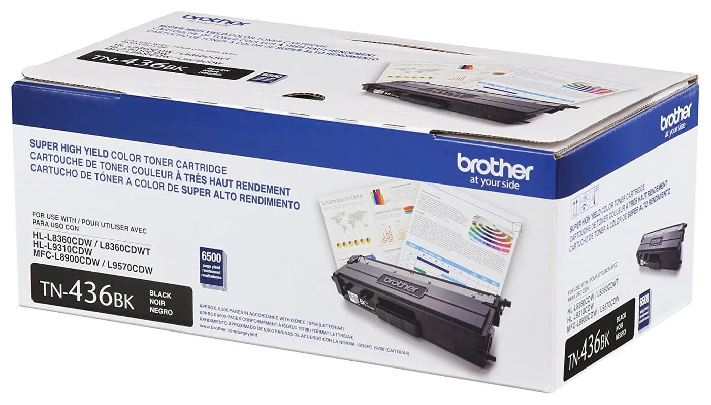 TONER BROTHER NEGRO TN436BK 6500 PGS P/310CDW/MFCL8900CDE/MFCL9570CD 4