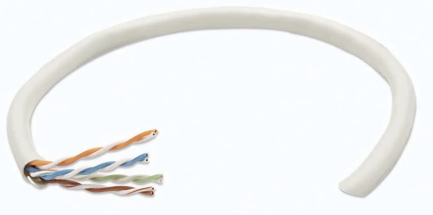 Intellinet Bobina de Cable UTP Cat6, Sólida, 100% cobre, CM 2