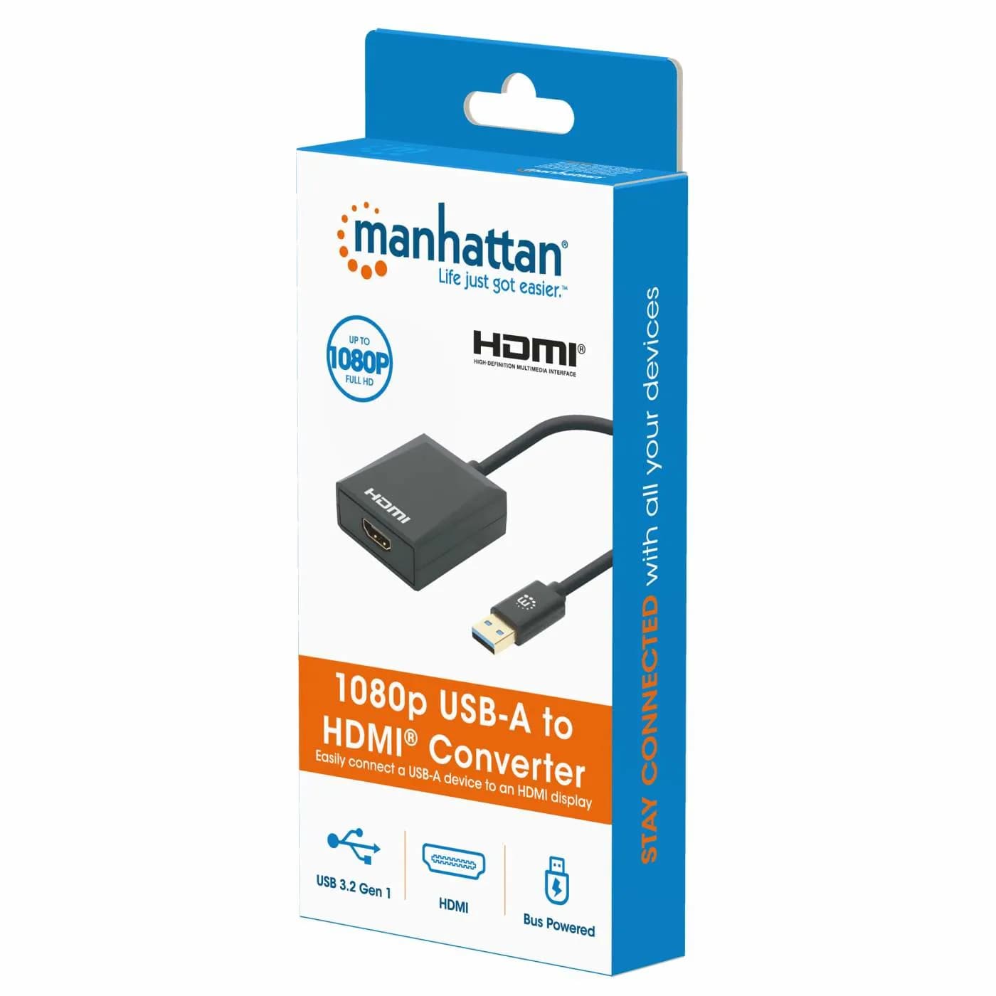 Manhattan Convertidor de USB-A a HDMI 1080p 7
