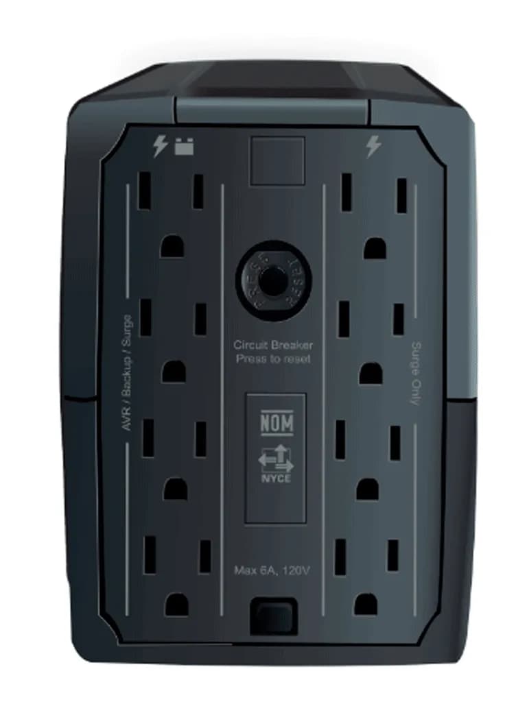 CDP R-UPR758 - UPS Interactivo de 750VA / 375W con 8 terminales de sal 2
