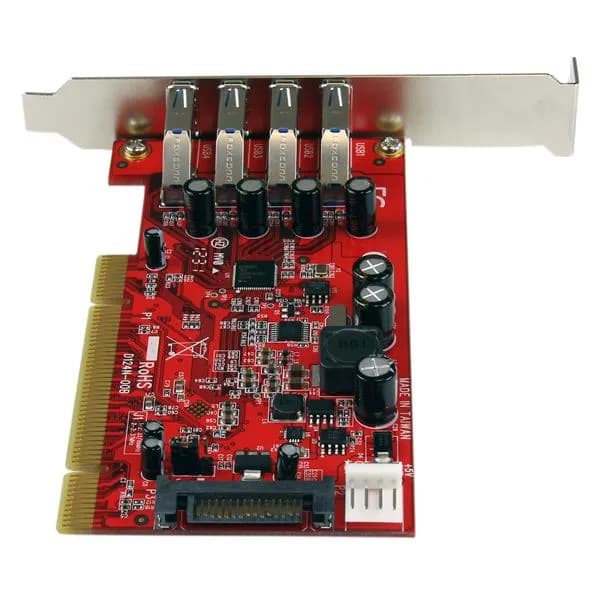 StarTech.com Tarjeta Adaptador PCI USB 3.0 SuperSpeed de 4 puertos con 4
