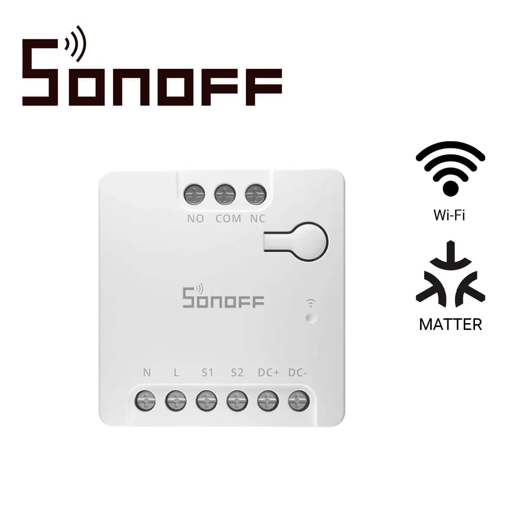 INTERRUPTOR INTELIGENTE MATTER  SALIDA PULSO SECO  SONOFF MINI-D / COM 4