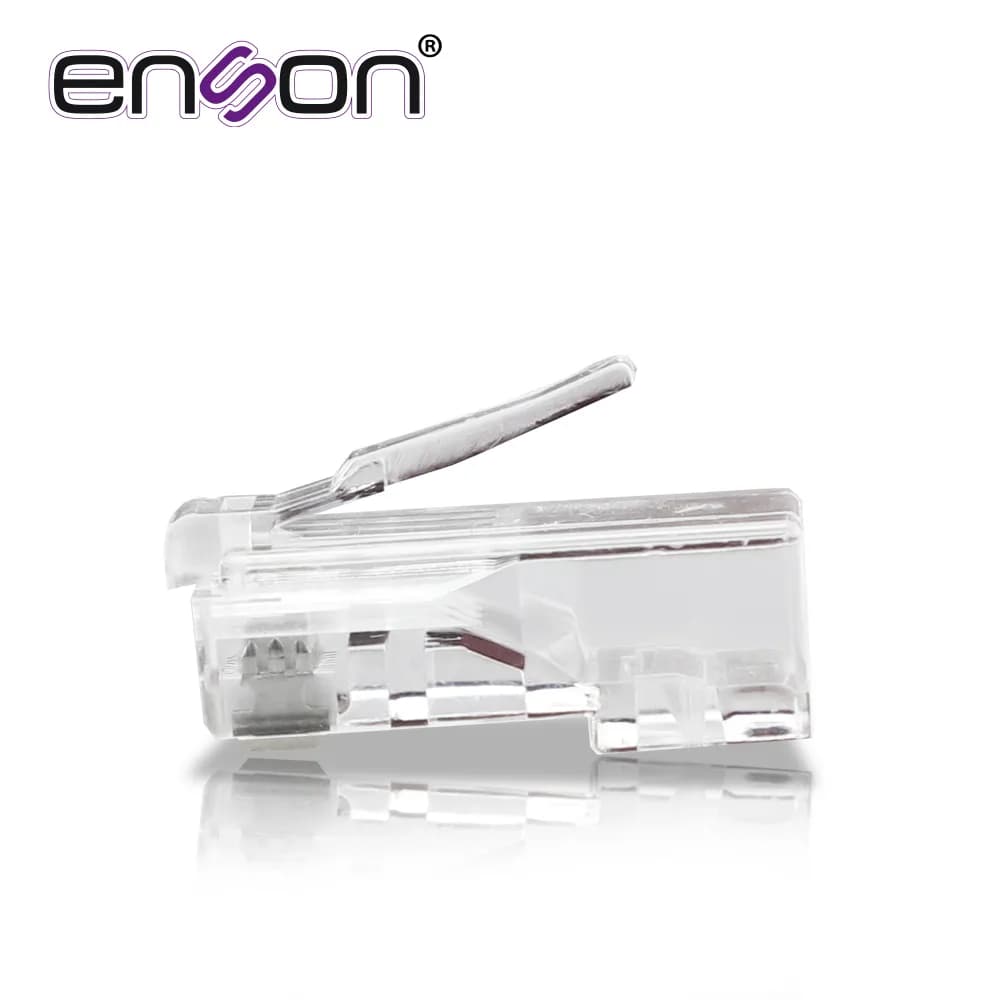 CONECTOR RJ45 PARA CABLE UTP CAT6A ENSON RJ45-CAT6A / 8 PINES / BARRA  2