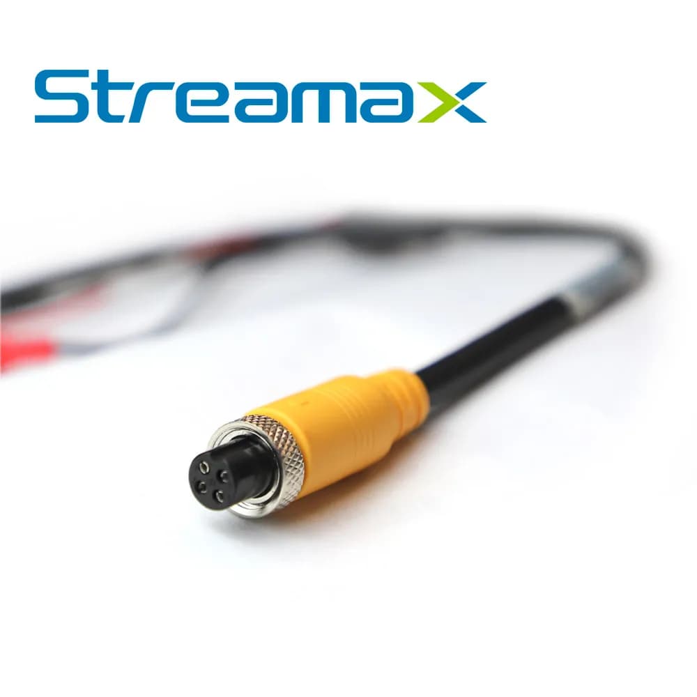 CABLE CONVERTIDOR PARA CAMARAS AHD CON CONECTOR BNC A DIN DE AVIACION  4