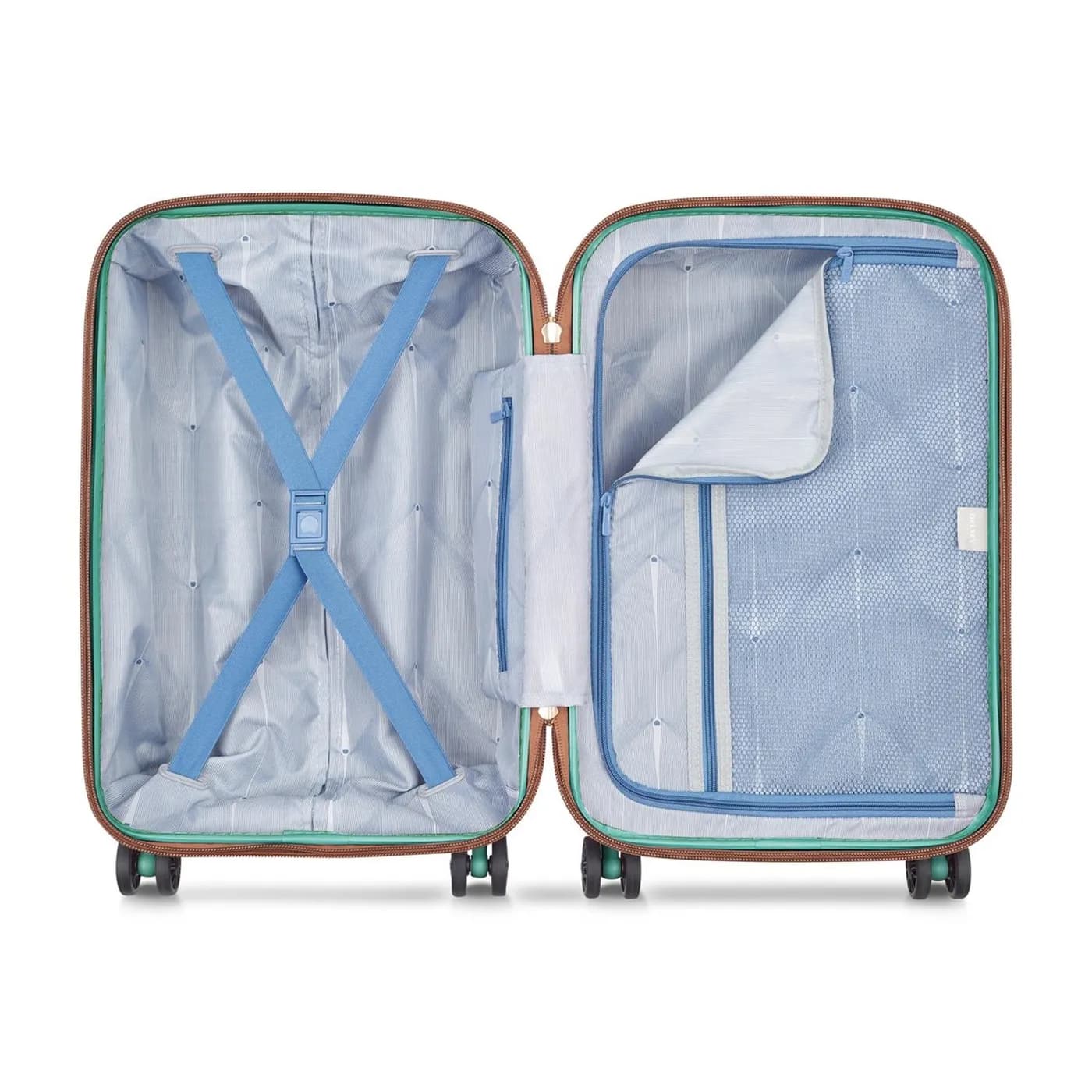 DELSEY MALETA FREESTYLE RIGIDA 20 PULG VERDE MENTA 3