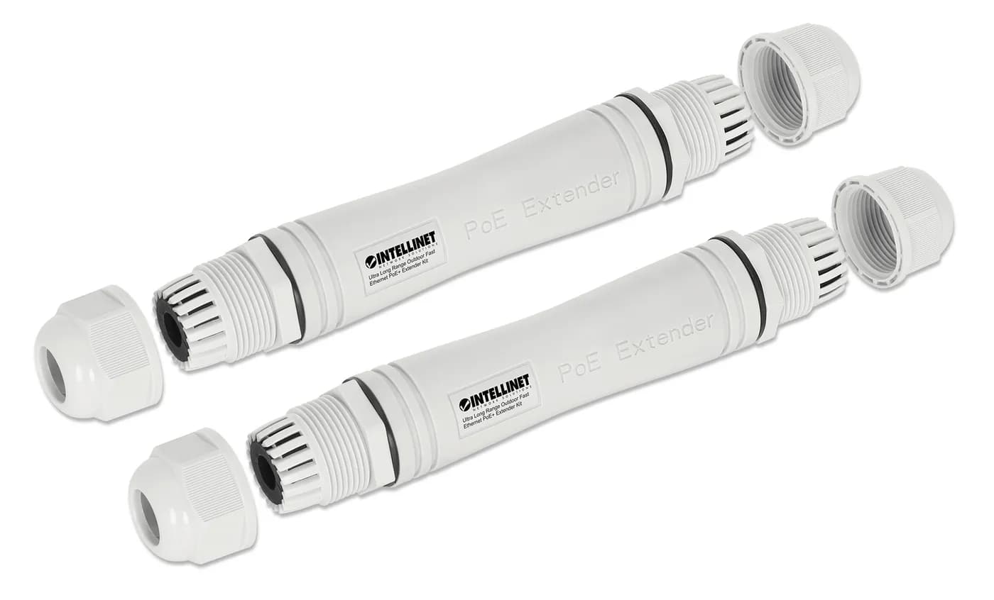 Intellinet 561952 extensor de red Blanco 10, 100 Mbit/s 5