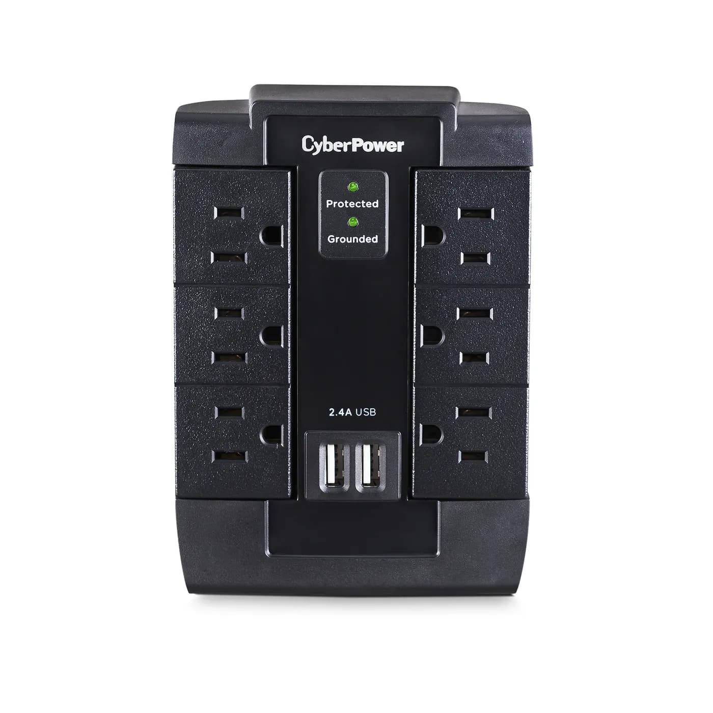 CyberPower P600WSURC1 supresor de picos Negro 6 salidas AC 125 V 3