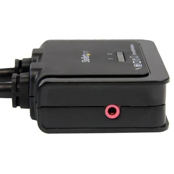 StarTech.com Conmutador Switch KVM 2 puertos HDMI USB Audio con Cables 5
