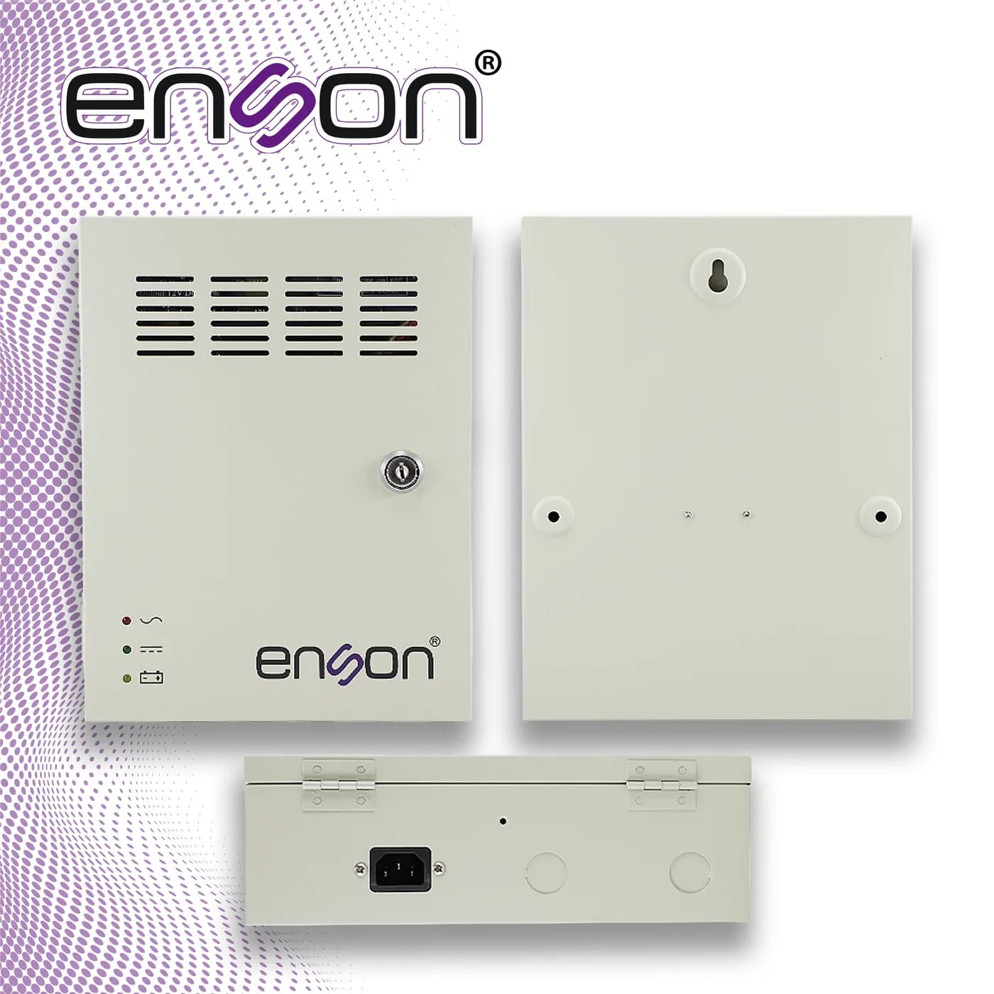 FUENTE DE PODER TIPO CAJA ENSON PSB-1209BACKUP 12VDC 5A 9 CANALES DE 0 7