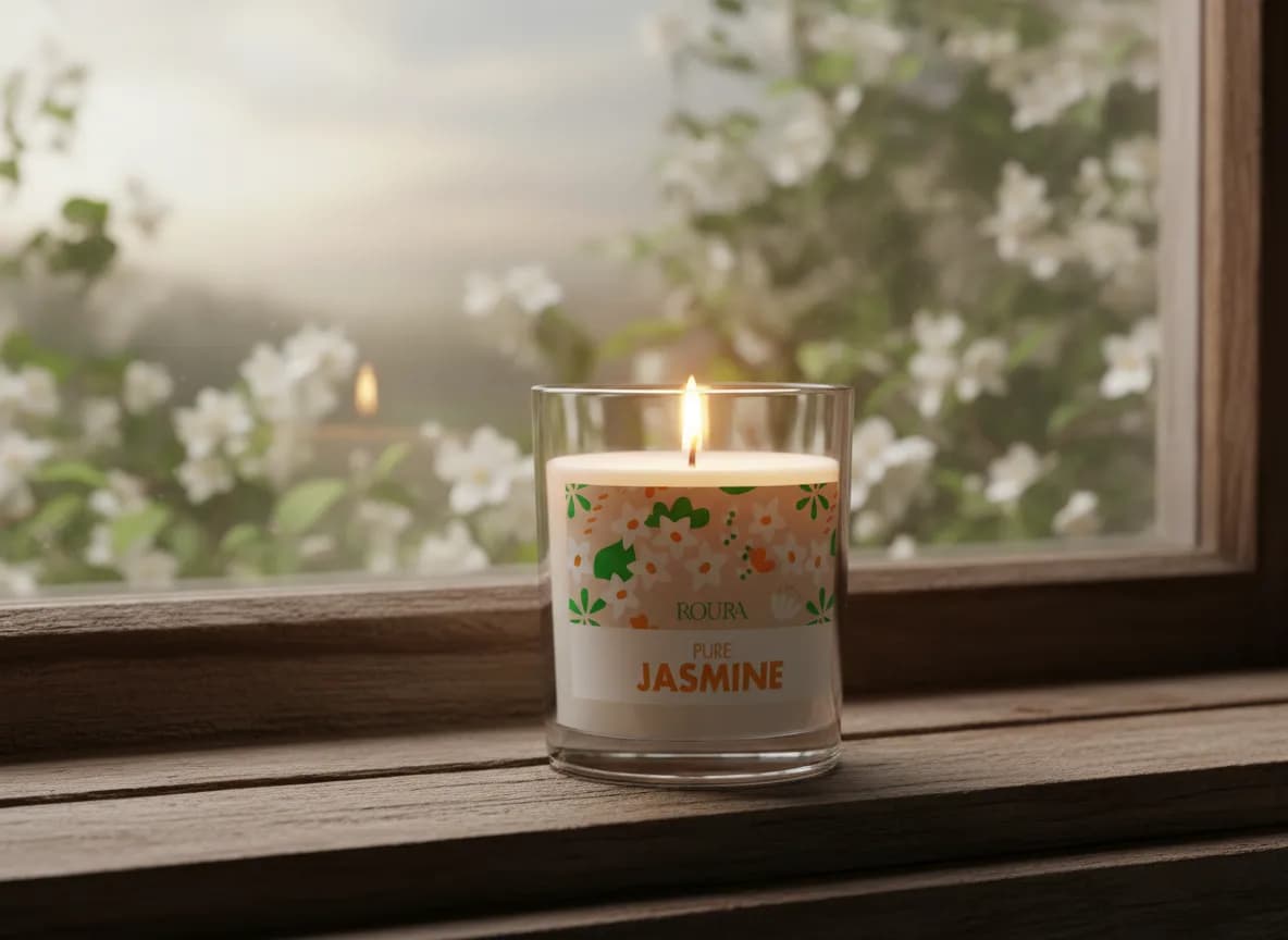 ROURA VELA ESSENCIAL PERFUMADA CRISTAL JAZMIN 2