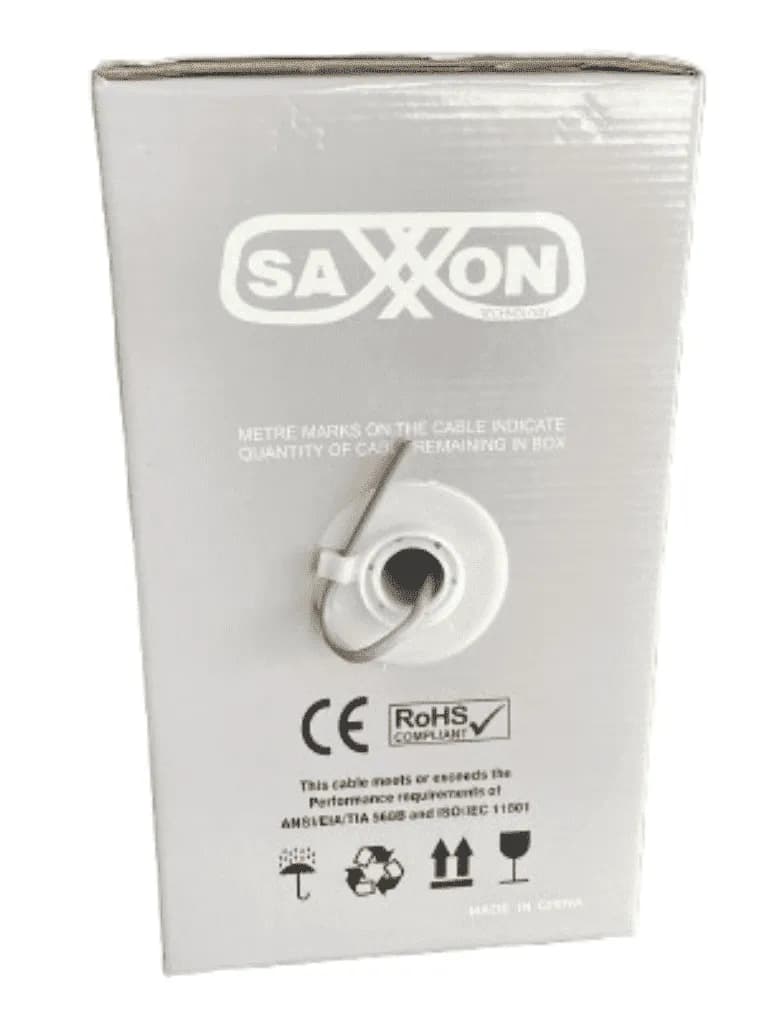 SAXXON OCAT3CCA - Bobina de Cable UTP Cat3/ 305 Metros/ CCA/ Color Gri 6