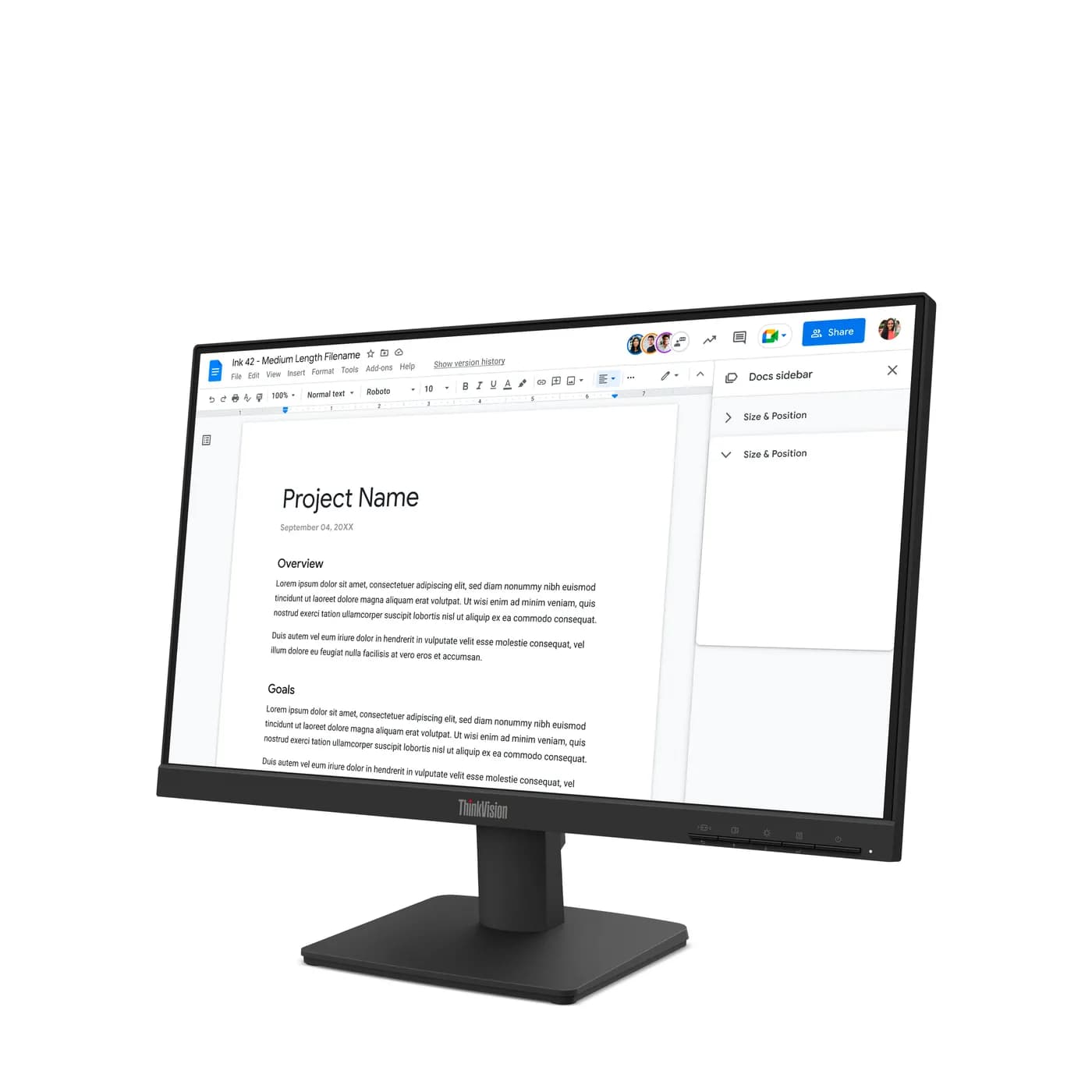 Lenovo ThinkVision S22-4e monitor de computadora 54.6 cm (21.5") 1920  2