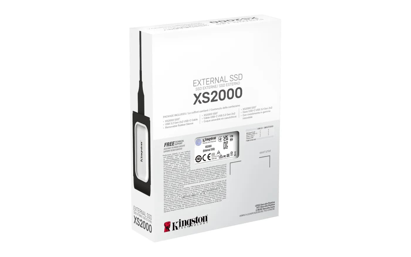 Kingston Technology XS2000 1 TB USB Tipo C 3.2 Gen 2 (3.1 Gen 2) Negro 7
